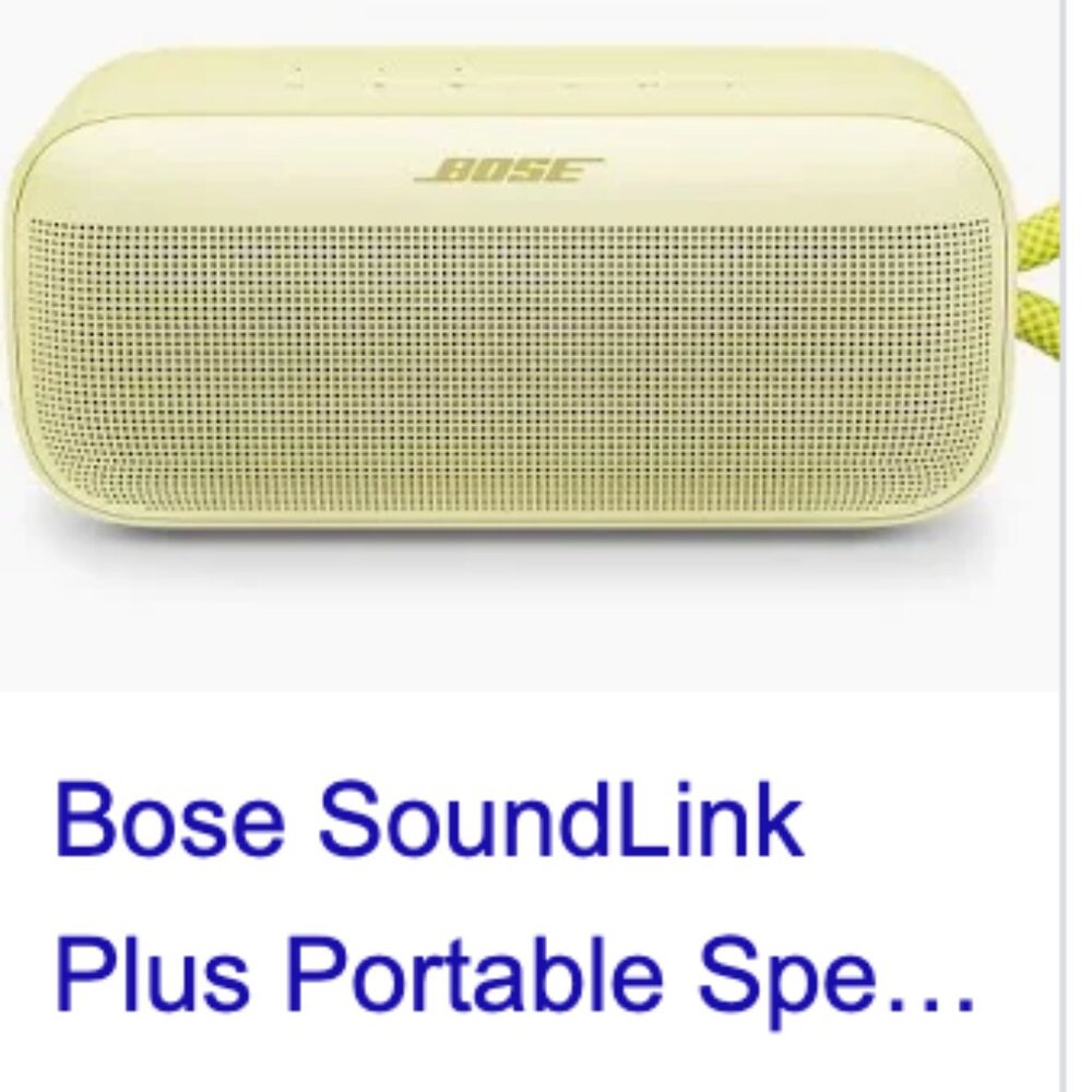 Bose Soundlink Plus Portable Speaker